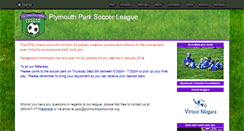Desktop Screenshot of plymouthparksoccer.org